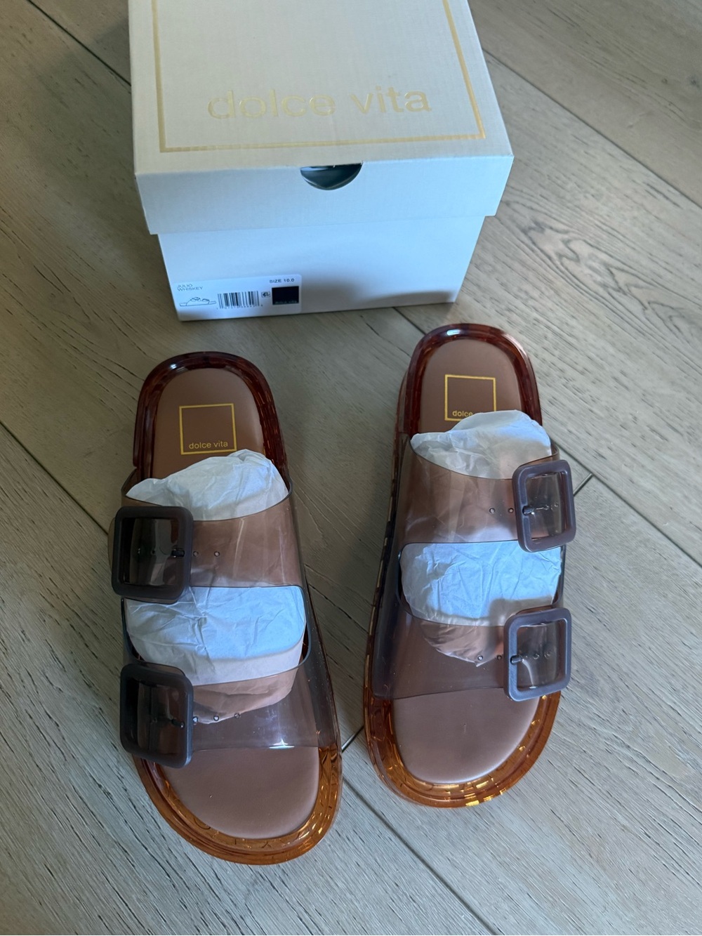 Julio Sandals Whiskey Vinyl - Picture 3 of 7